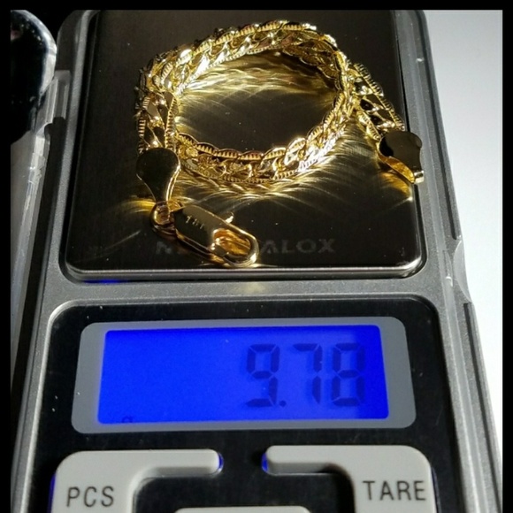 Gold bracelet 18k plated Bracelet NWT - Picture 4 of 4